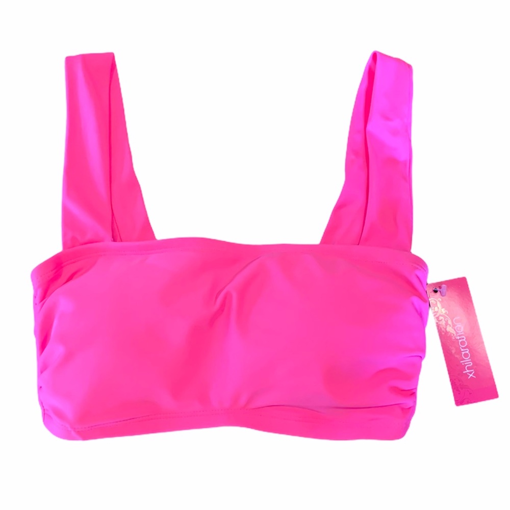 HP ⭐️ Xhilaration | Hot Pink Swim Top | D/DD